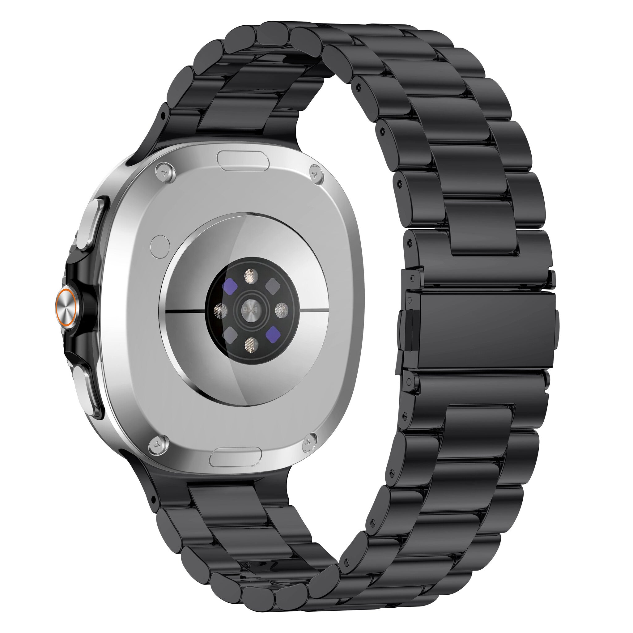 Bracelet acier Samsung Galaxy Watch 9 - 44mm (noir)