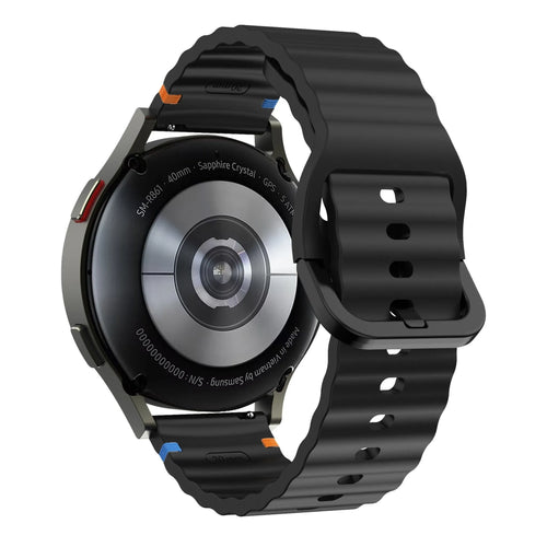 Bracelet silicone wave OnePlus Watch 3 (noir)
