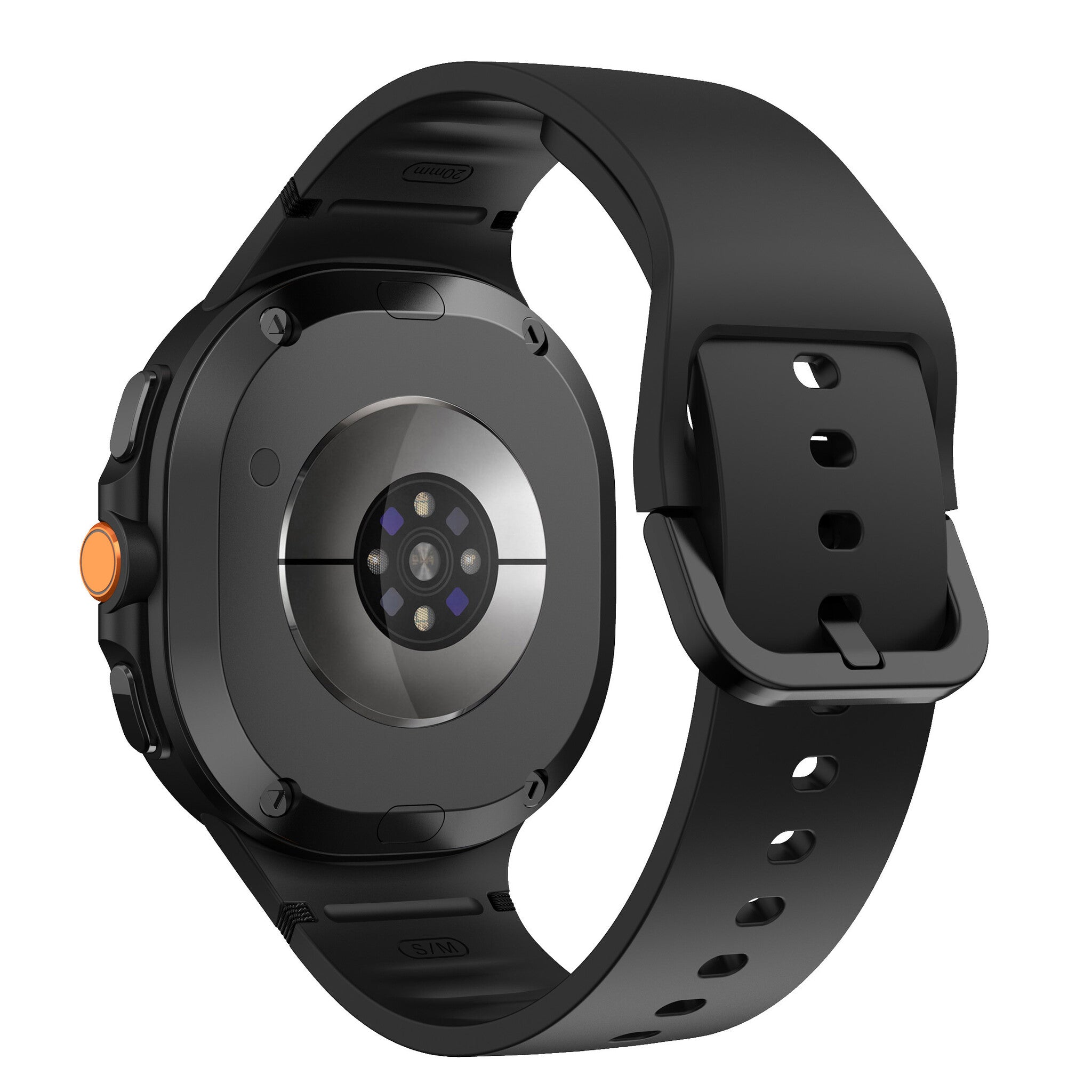 Bracelet silicone Samsung Galaxy Watch 8 - 44mm (noir)