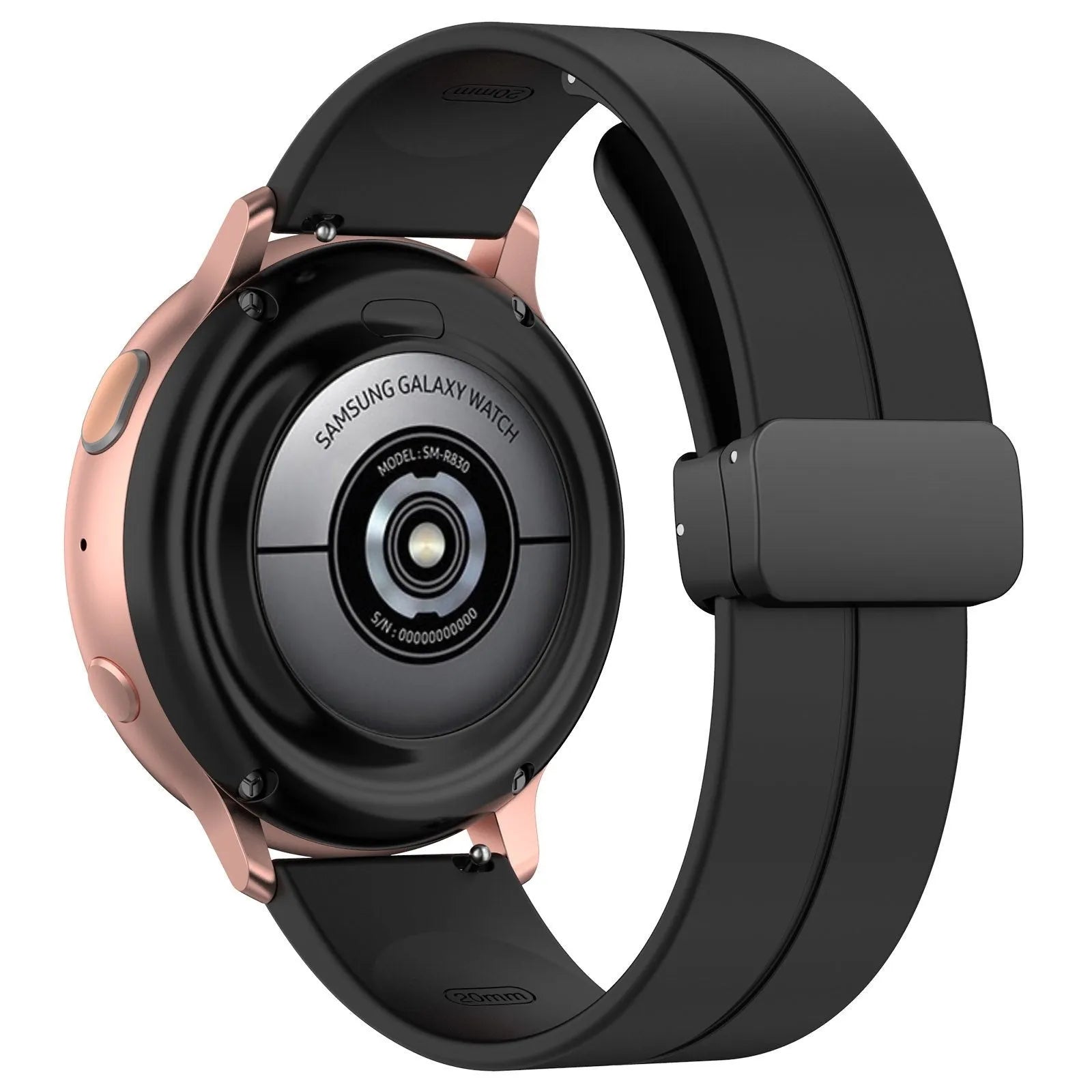 Suunto Race (S) D-Buckle Silicone Strap (Black)