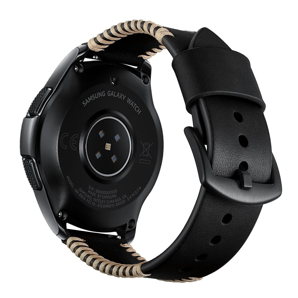 Bracelet cuir cousuCMF Watch Pro 3 (noir)