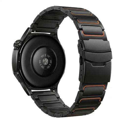 Amazfit Balance 3 Turtle Titanium Strap (Black/Orange)
