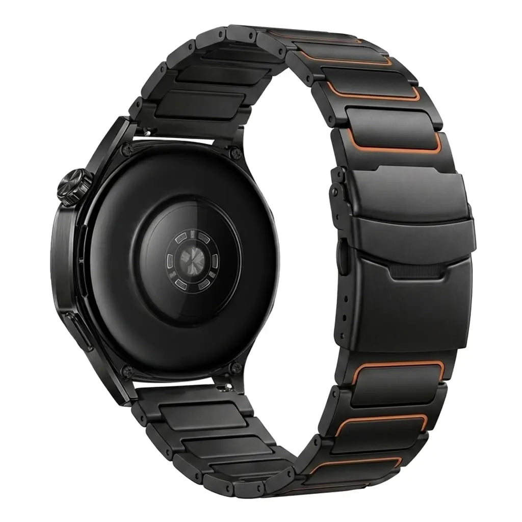 OnePlus Watch Turtle Titanium Strap (Black/Orange)