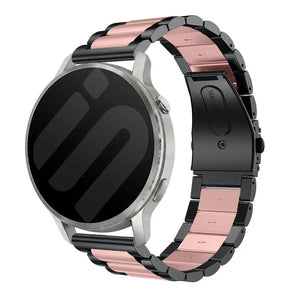 Bracelet acier Garmin Forerunner 70 (noir/rose)