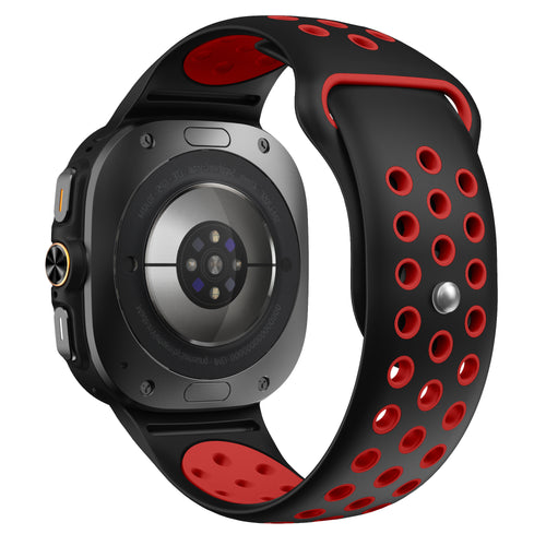 Samsung Galaxy Watch Ultra 2 Sport Strap (Black/Red)