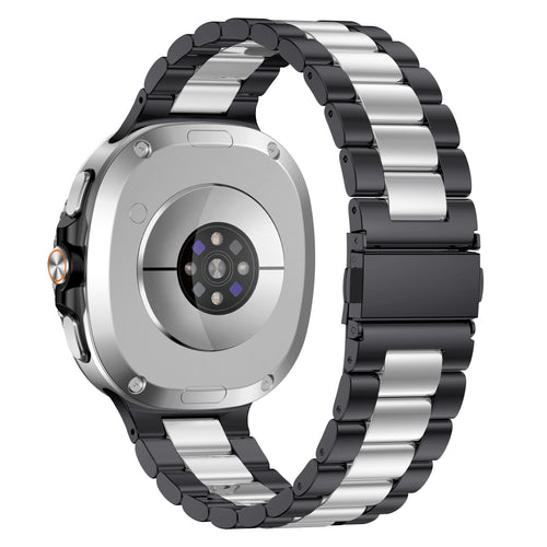 Samsung Galaxy Watch 9 - 44mm Steel Strap (Black/Silver)