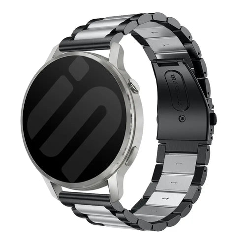 Bracelet acier Garmin Forerunner 70 (noir/argent)