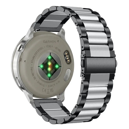Bracelet acier Garmin Forerunner 70 (noir/argent)