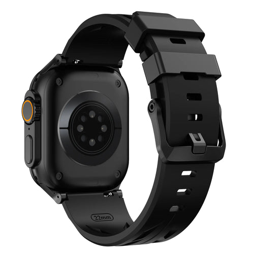 Bracelet silicone race Apple Watch (noir)