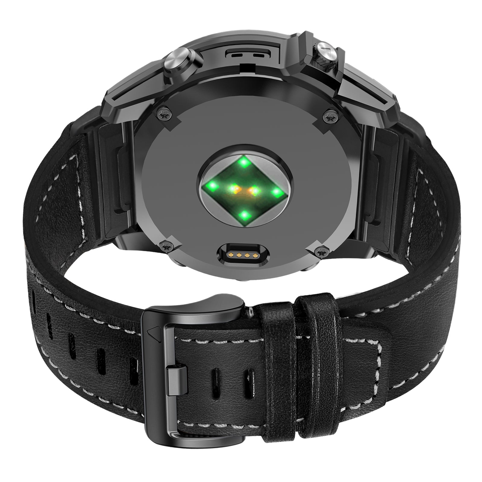 Bracelet cuir premium Garmin Instinct 2 (noir)