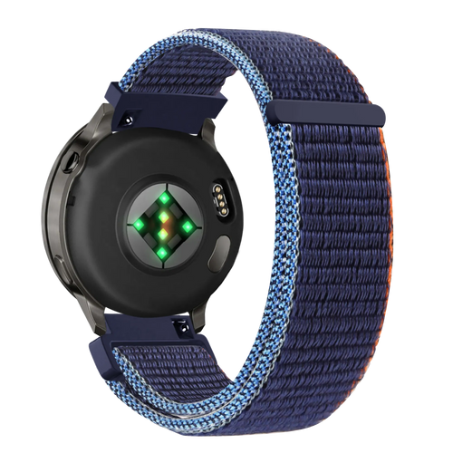 Bandz Garmin Forerunner 255s Nylon Loop Strap (Dark Blue Mix)