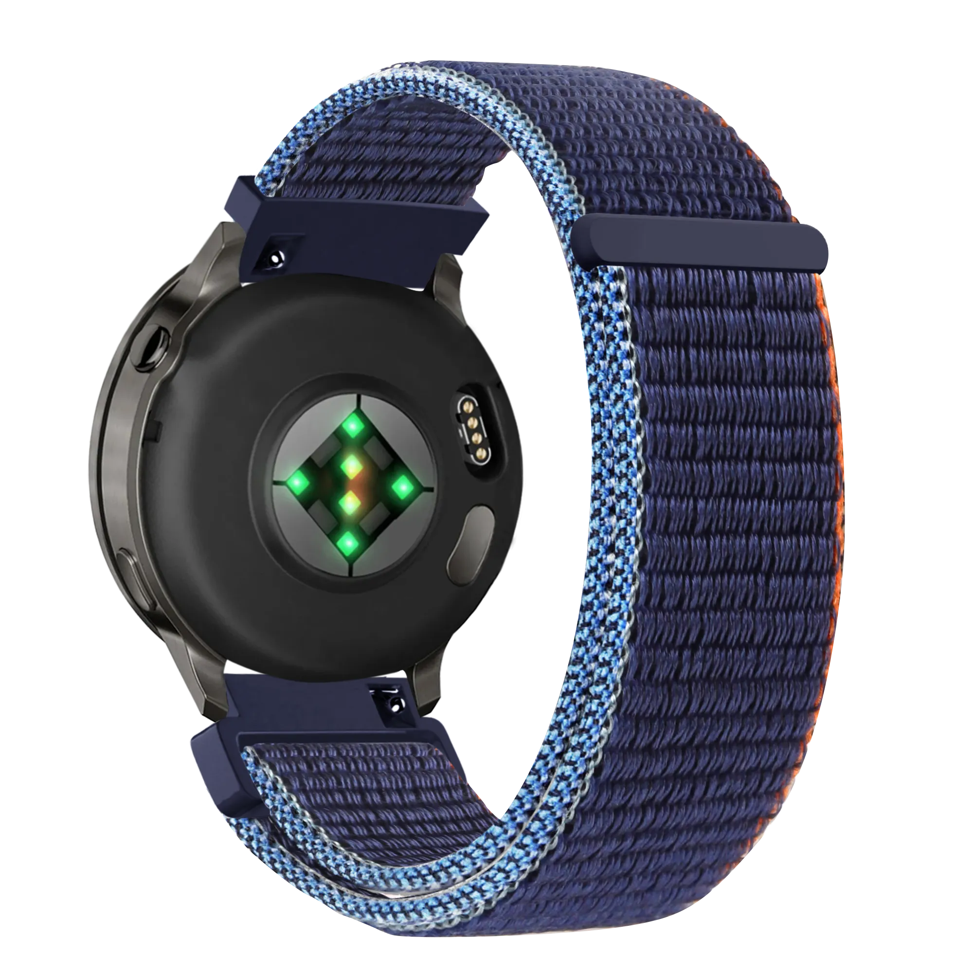Bandz Garmin Forerunner 265s Nylon Loop Strap (Dark Blue Mix)