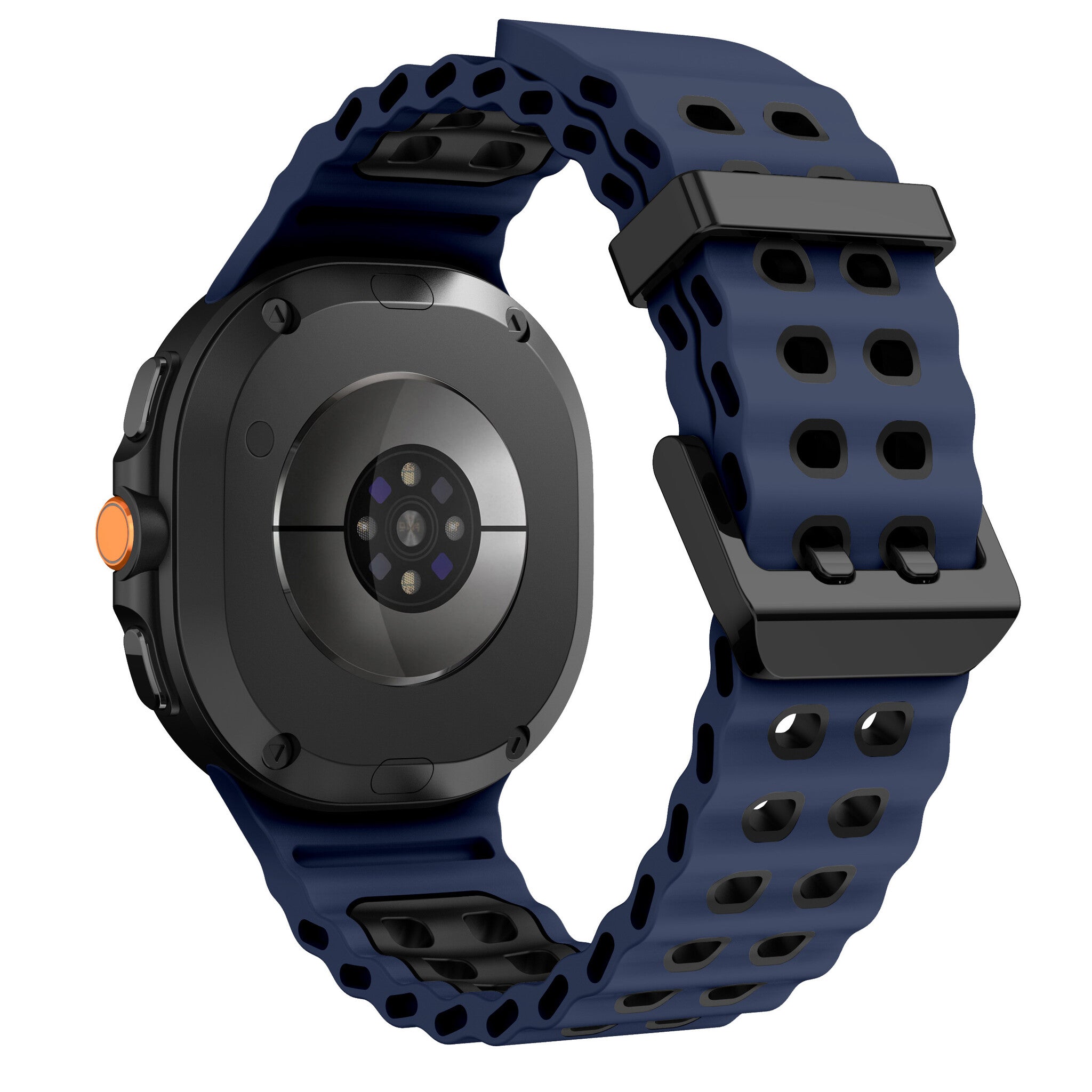 Bracelet Ocean Samsung Galaxy Watch 9 - 44mm (bleu foncé/noir)