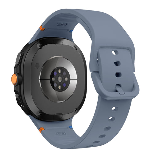 Bracelet silicone Samsung Galaxy Watch 8 - 40mm (gris/bleu)