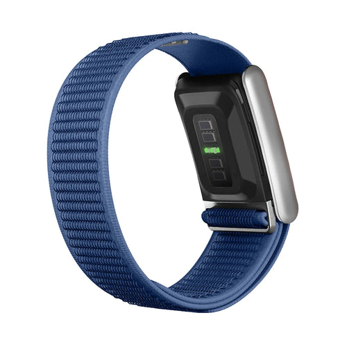 Bracelet nylon hybride WHOOP 5.0 (bleu)