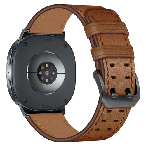 Bracelet cuir à double épingle Samsung Galaxy Watch 9 - 44mm (marron)