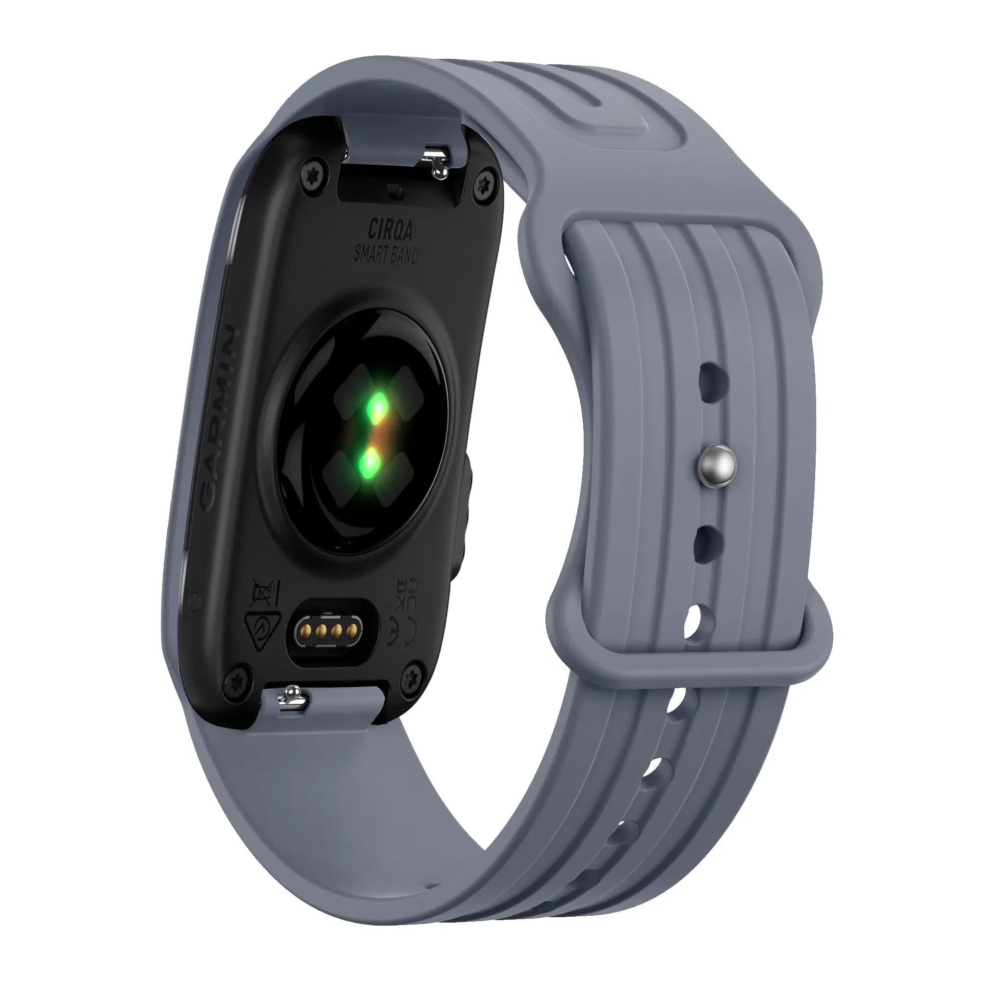 Bandz Bracelet silicone 'Classique' Garmin Cirqa (grisbleu)