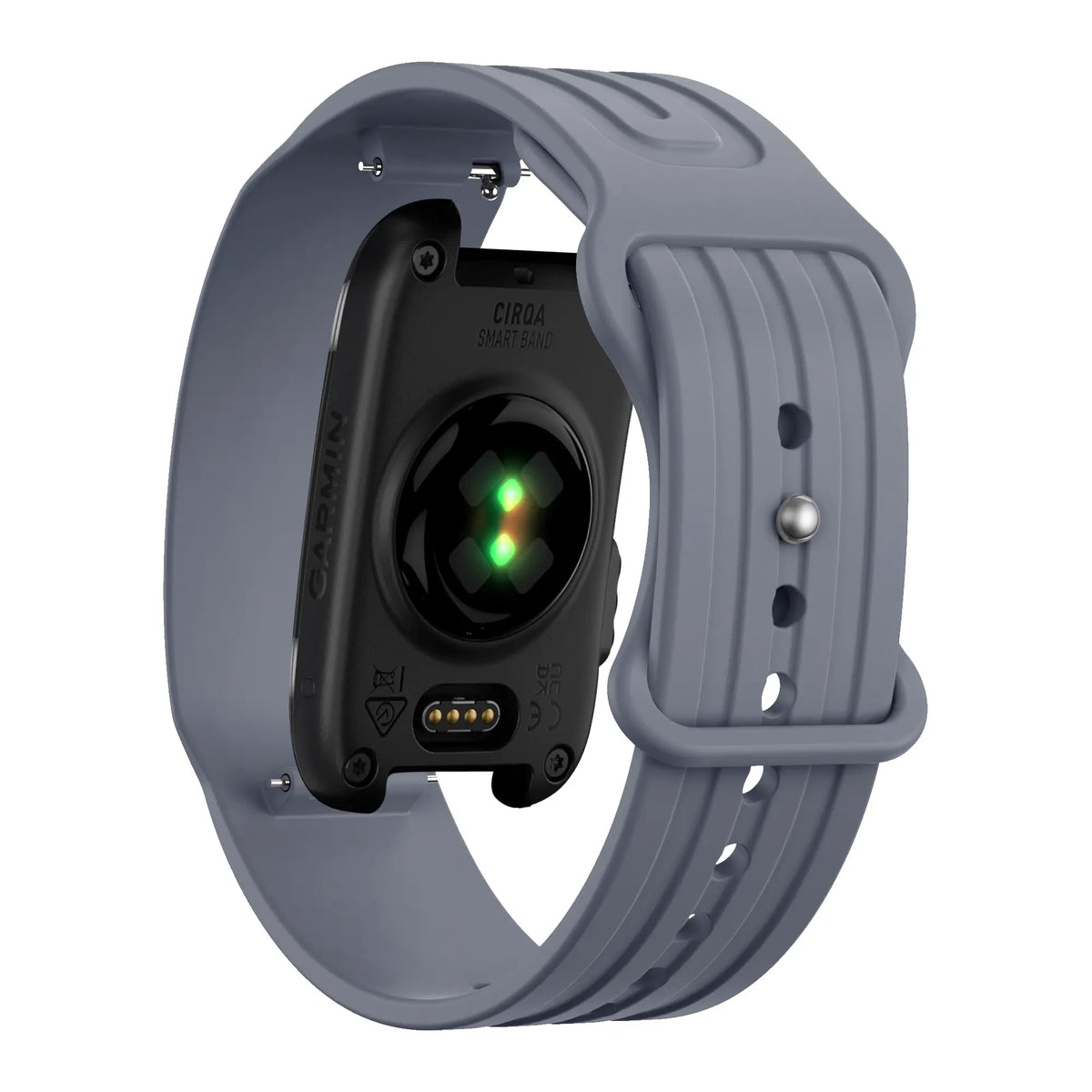 Bandz Bracelet silicone 'Classique' Garmin Cirqa (grisbleu)