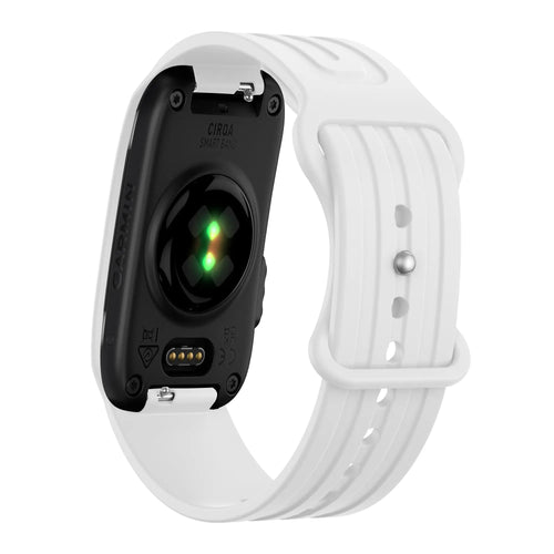 Bandz Garmin Cirqa Silicone Strap 'Classic' (White)