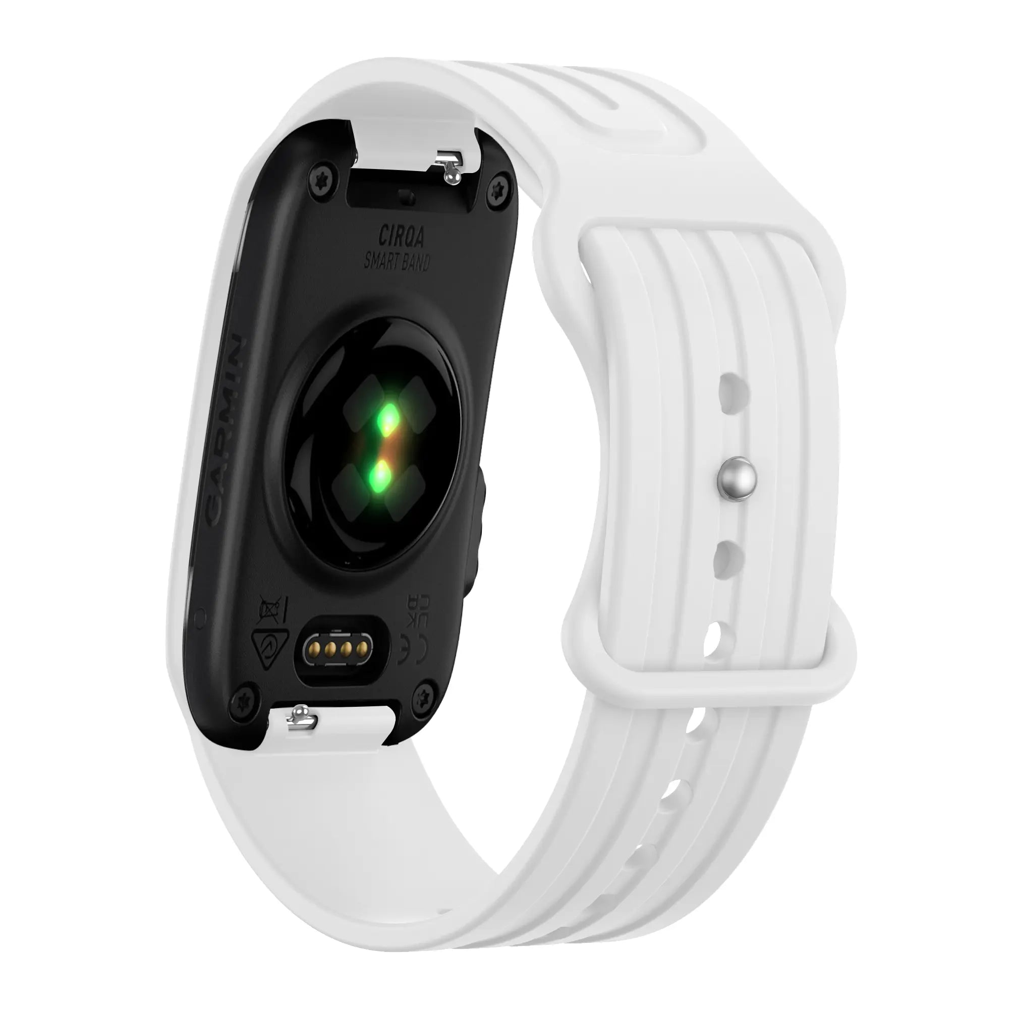 Bandz Garmin Cirqa Silicone Strap 'Classic' (White)