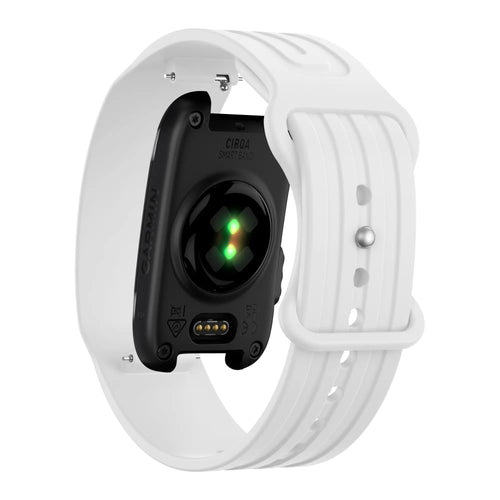 Bandz Garmin Cirqa Silicone Strap 'Classic' (White)