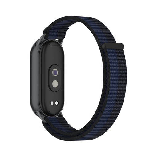 Bracelet nylon moderne Xiaomi Smart Band 8 (bleu foncé)