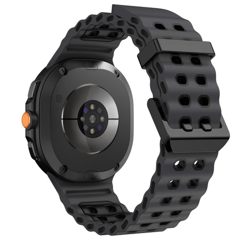 Samsung Galaxy Watch 9 - 44mm Ocean Strap (Dark Grey/Black)