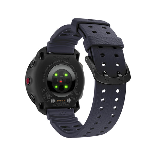 Bracelet silicone grain Polar Grit X (bleu foncé)