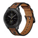 Bracelet cuir vissé Amazfit GTR 3 (Pro) (marron foncé)