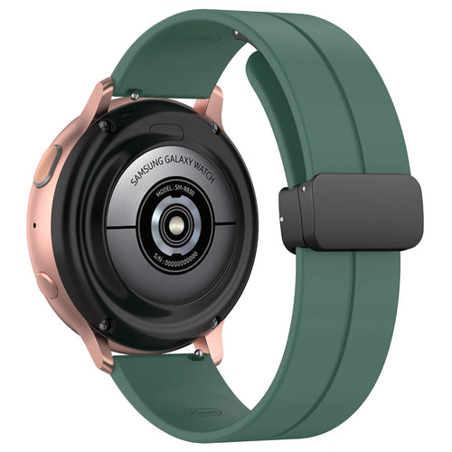 Coros Apex 42mm D-Buckle Silicone Strap (Dark Green)
