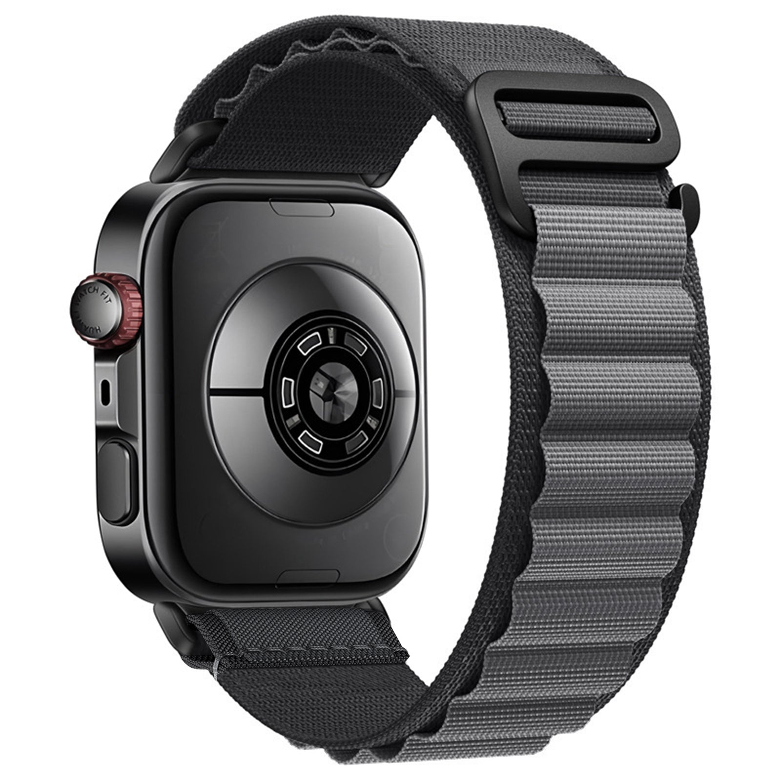 Bracelet Alpine nylon Huawei Watch Fit 5 Pro (gris foncé)