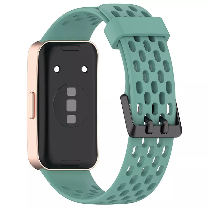 Bracelet silicone air Huawei Band 9 (vert pin)
