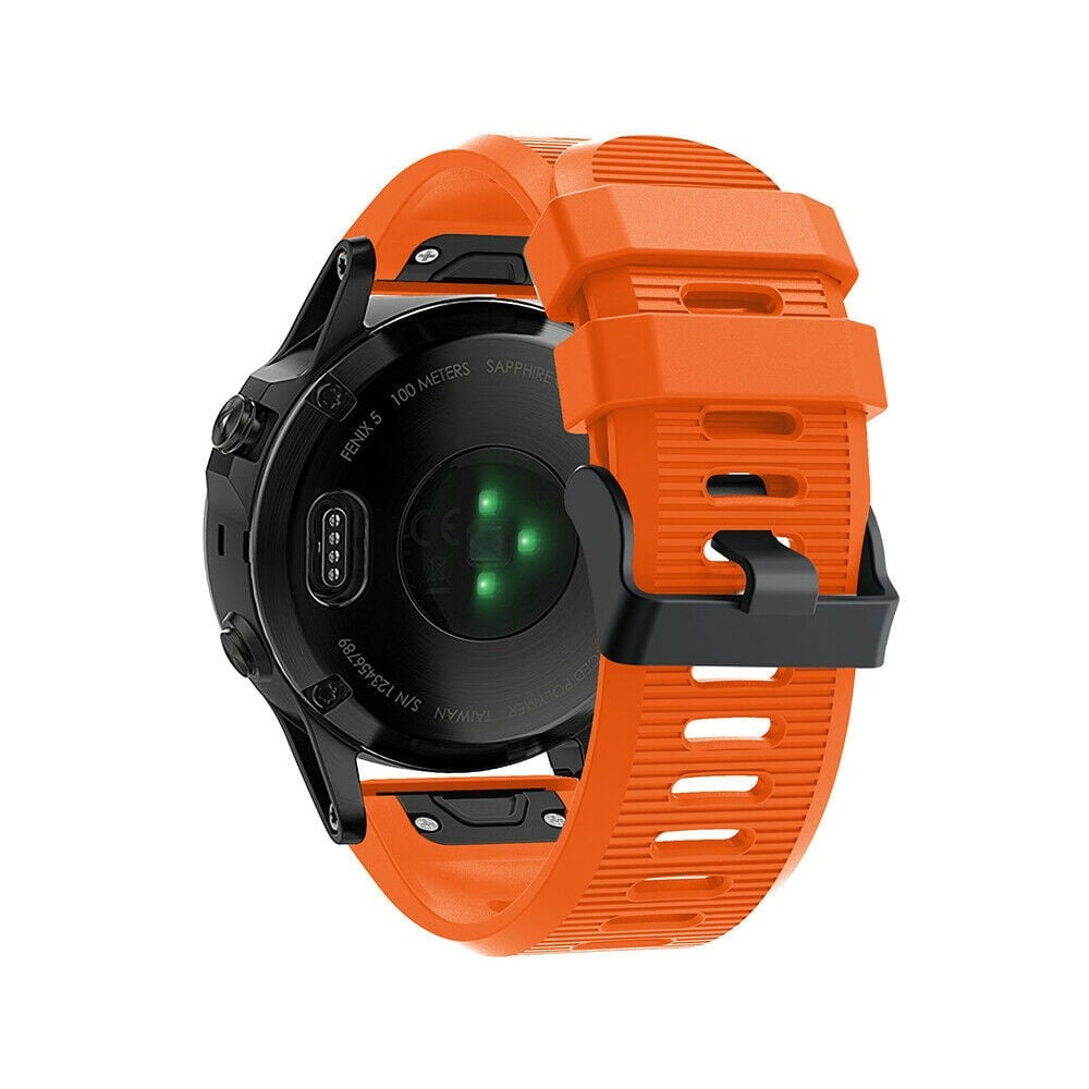 Bracelet silicone Garmin Tactix 8 - 51mm (orange)