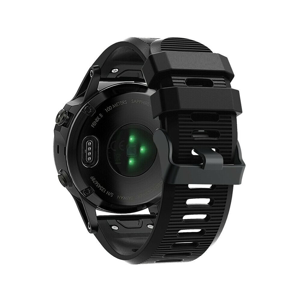 Bracelet silicone Garmin Tactix 8 - 51mm (noir)