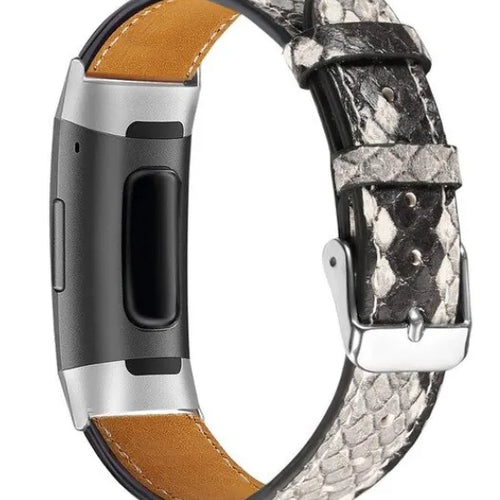 Modern Leather Strap, on a watch, 3/4 rear view