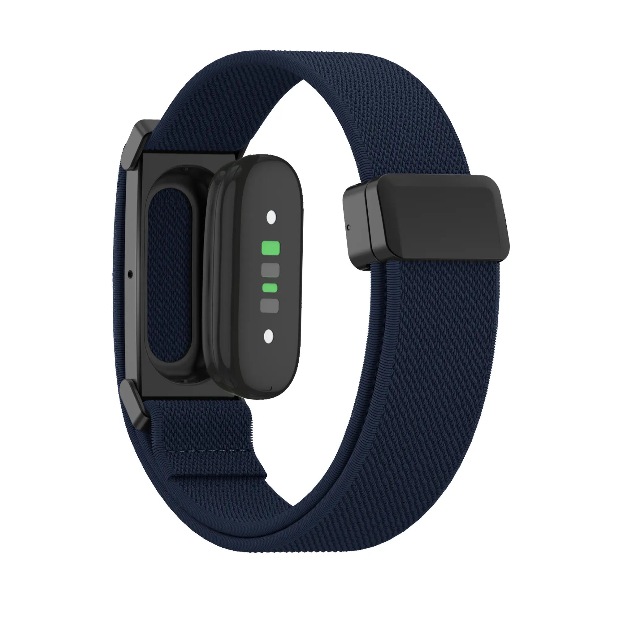 Bandz Bracelet nylon avec boucle-D Fitbit Air (bleu foncé)