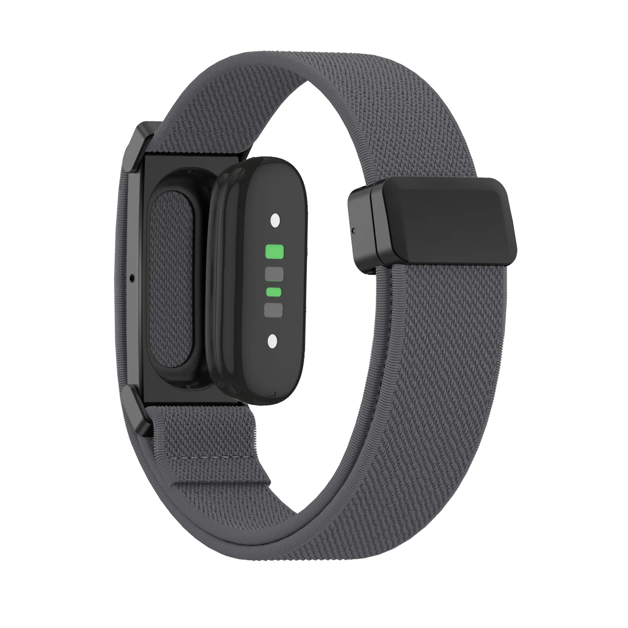 Bandz Bracelet nylon avec boucle-D Fitbit Air (gris foncé)