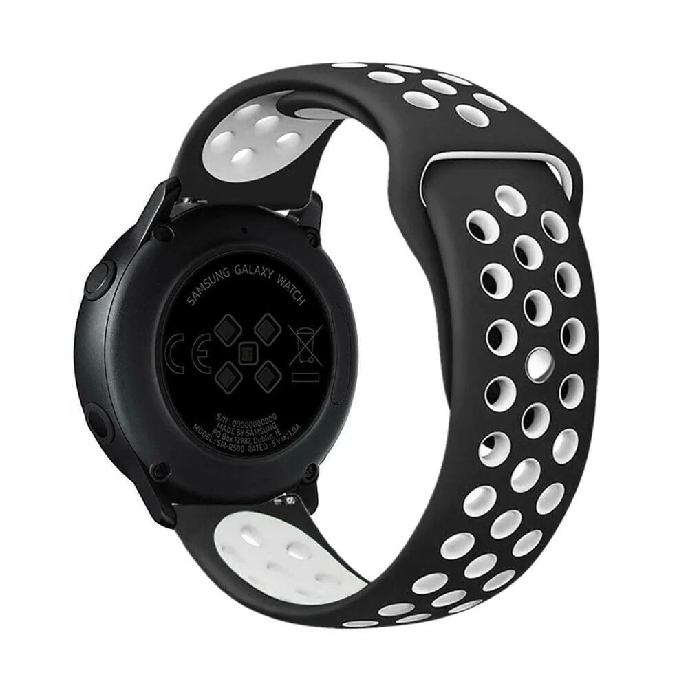 Suunto 9 Peak Pro Sport Strap (Black/White)