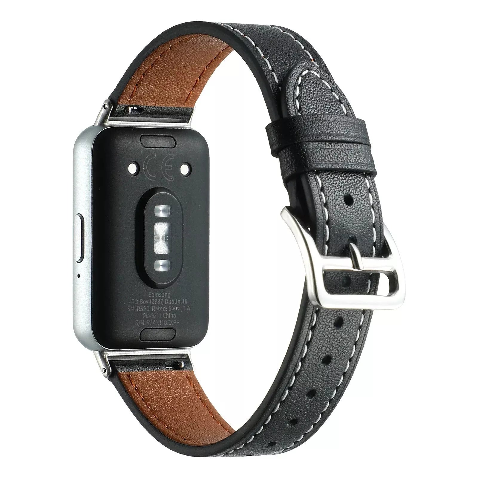 Bracelet cuir Samsung Galaxy Fit 3 (noir)