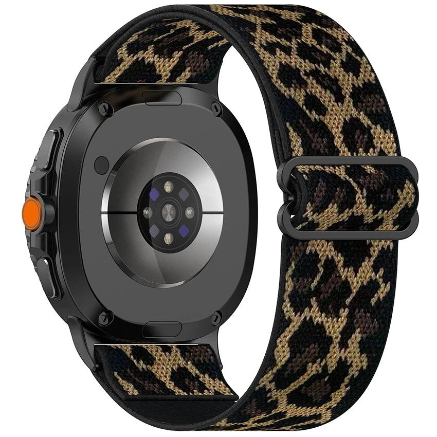 Bracelet élastique Samsung Galaxy Watch 8 Classic (léopard)