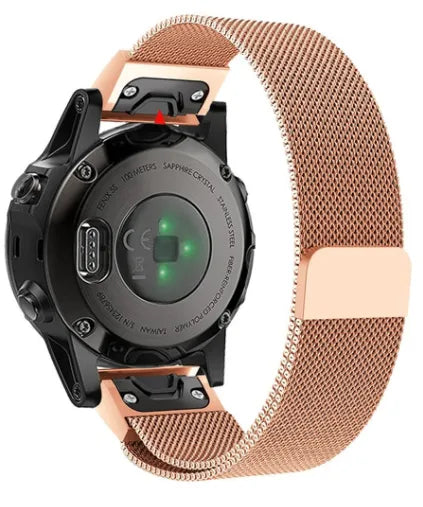 Bracelet milanais Garmin Approach S70 - 42mm (rose or)