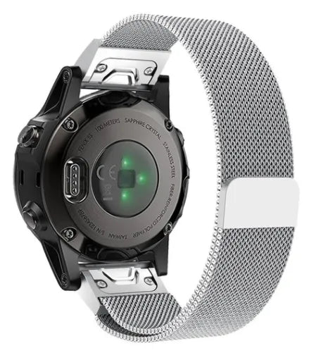 Bracelet milanais Garmin D2 Delta S (argent)