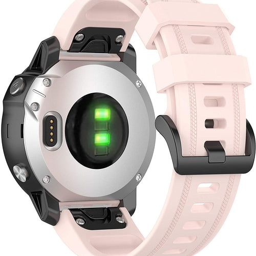 Bracelet silicone Garmin Approach S70 - 42mm (rose clair)
