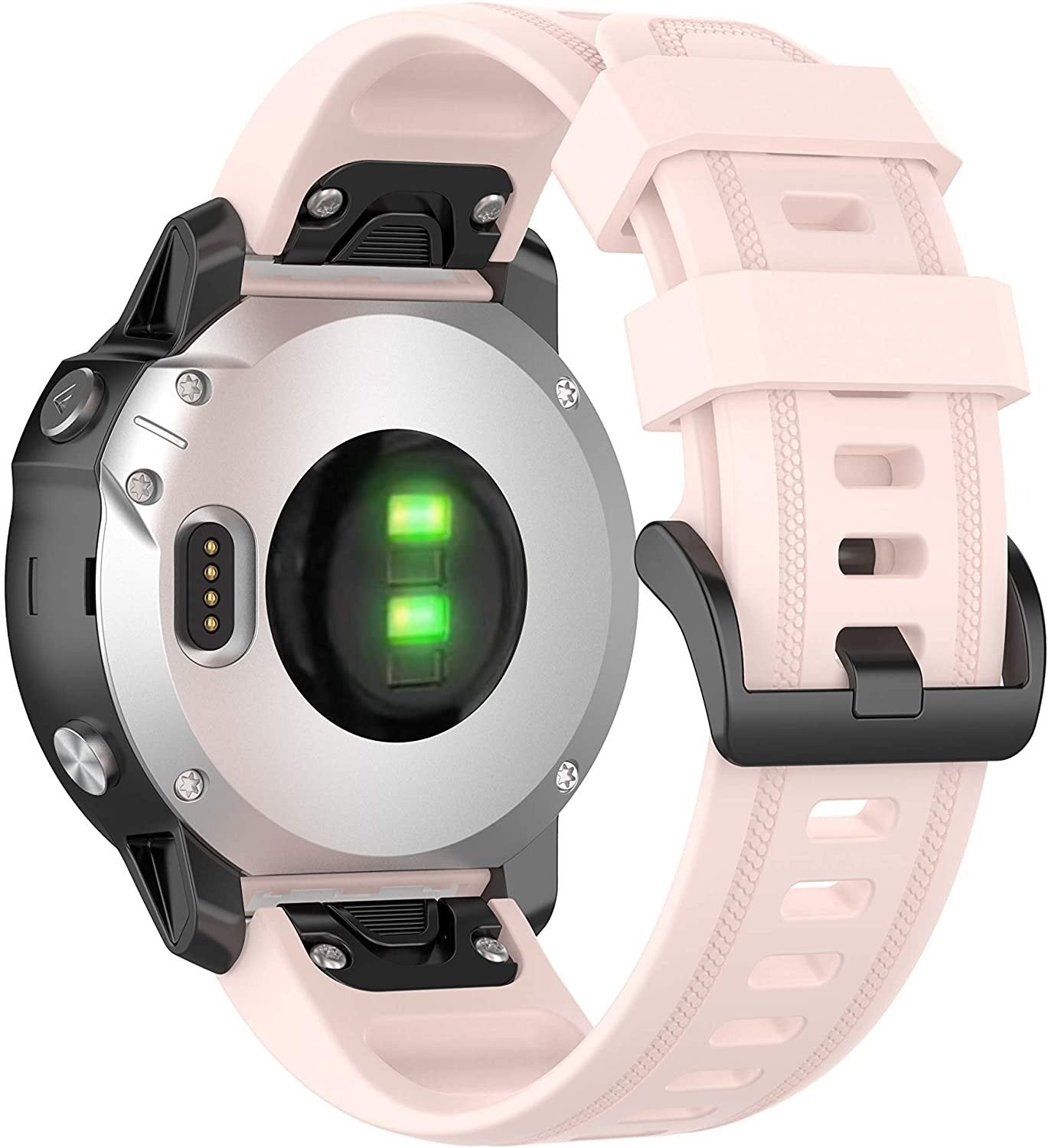 Bracelet silicone Garmin Descent Mk3(i) - 43mm (rose clair)