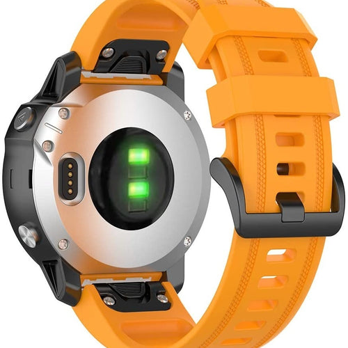 Bracelet silicone Garmin Approach S70 - 42mm (orange)