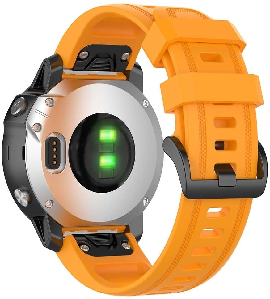 Bracelet silicone Garmin Descent Mk2S (orange)