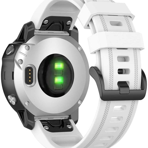 Bracelet silicone Garmin Approach S70 - 42mm (blanc)