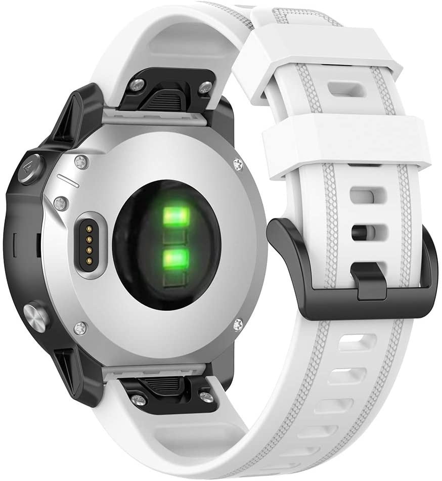 Bracelet silicone Garmin Approach S70 - 42mm (blanc)
