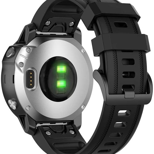 Bracelet silicone Garmin Approach S70 - 42mm (noir)