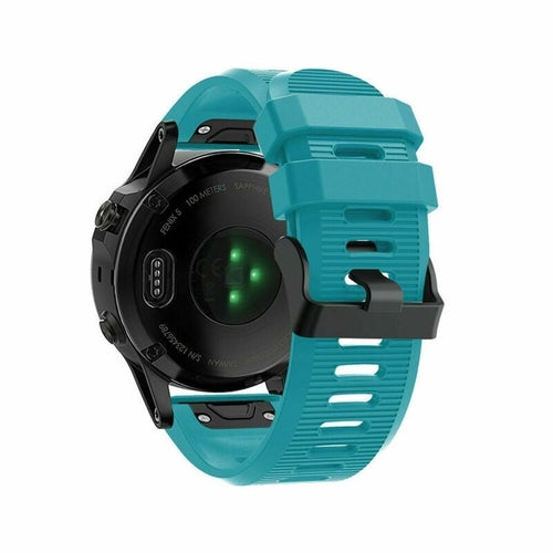 Bracelet silicone Garmin Tactix 7 (bleu clair)